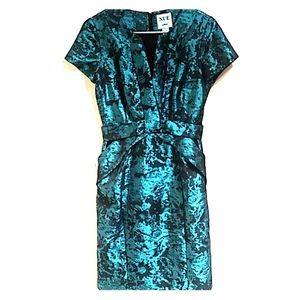 Nue by Shani | Metallic Sheath Dress